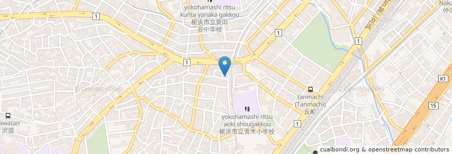 Mapa de ubicacion de シリーエベレストキッチン en 日本, 神奈川県, 横浜市, 神奈川区.