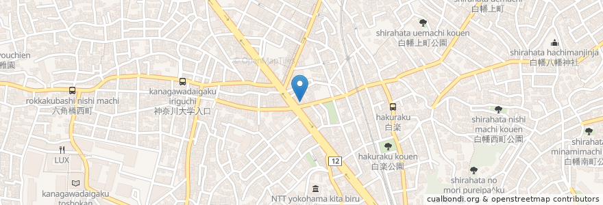 Mapa de ubicacion de 末廣園 en Japon, Préfecture De Kanagawa, 横浜市, 神奈川区.