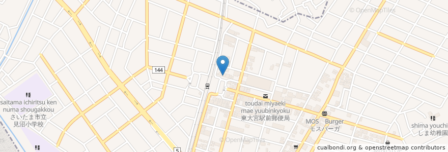 Mapa de ubicacion de 磯丸水産 en 日本, 埼玉县, 埼玉市, 見沼区.