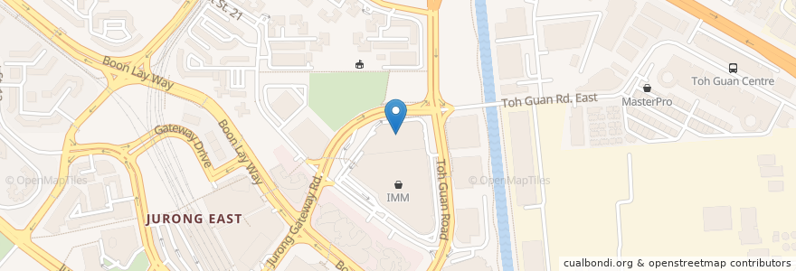 Mapa de ubicacion de IMM Carpark en Singapour, Southwest.