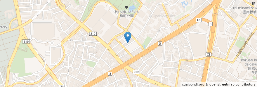 Mapa de ubicacion de Pound-YA en 日本, 東京都, 港区.