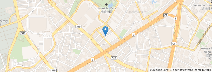 Mapa de ubicacion de 三井のリパーク en Japon, Tokyo, 港区.