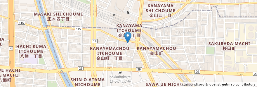 Mapa de ubicacion de POTAPOTA en Japan, 愛知県, Nagoya, 熱田区.
