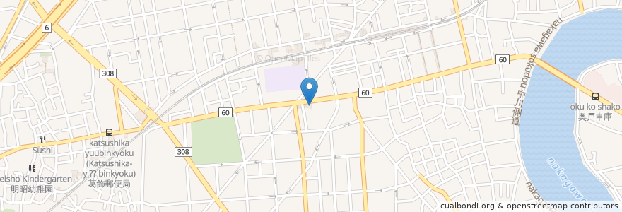 Mapa de ubicacion de 寿々喜 en 日本, 东京都/東京都, 葛飾区.