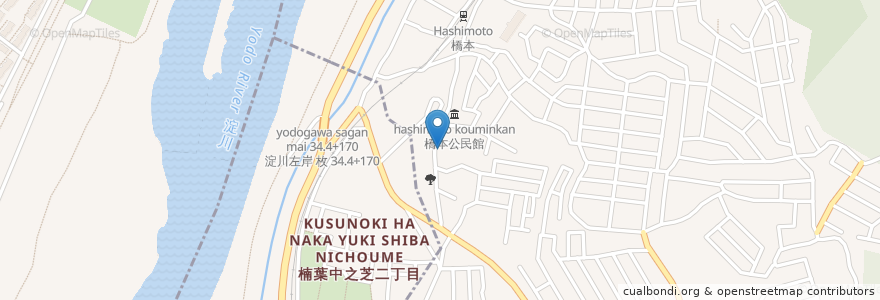 Mapa de ubicacion de 京都中央信用金庫 en Jepun, 京都府.