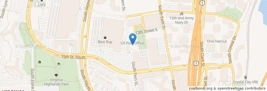 Mapa de ubicacion de Epic Smokehouse en Estados Unidos Da América, Virgínia, Arlington County, Arlington.