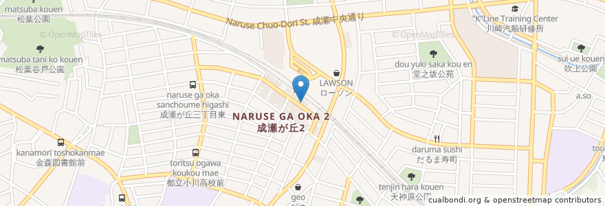 Mapa de ubicacion de いしだ整骨院 en 日本, 東京都, 町田市.