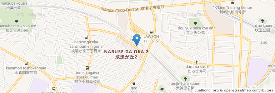 Mapa de ubicacion de みちのく en Japón, Tokio, Machida.