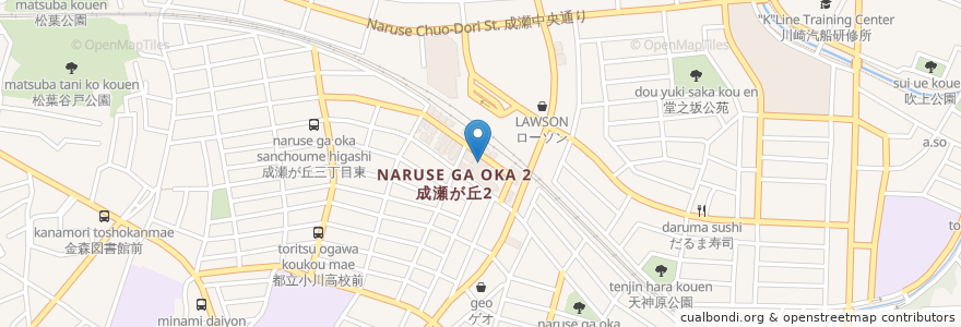 Mapa de ubicacion de サニーライフ町田 en Giappone, Tokyo, 町田市.