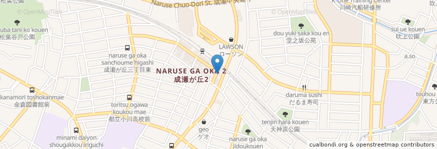 Mapa de ubicacion de 浜田歯科医院 en Giappone, Tokyo, 町田市.