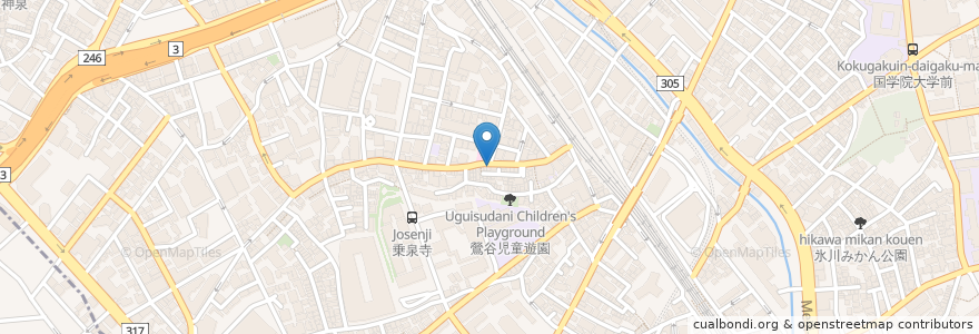 Mapa de ubicacion de 桜丘歯科クリニック en Japan, 東京都, 渋谷区.