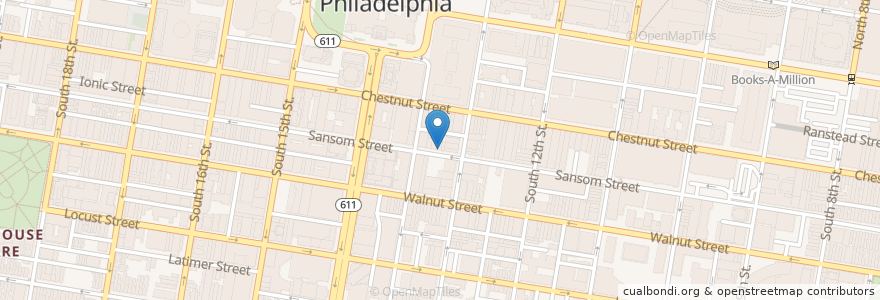 Mapa de ubicacion de Opa en アメリカ合衆国, ペンシルベニア州, Philadelphia County, フィラデルフィア.