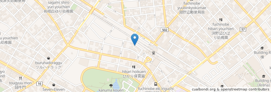 Mapa de ubicacion de ジャルアン en Japón, Prefectura De Kanagawa, 相模原市, Barrio Chuo.