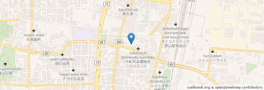 Mapa de ubicacion de 24htimes en 日本, 福島県, 郡山市.