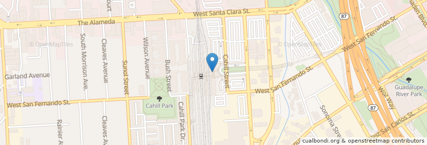 Mapa de ubicacion de Quik-Trak en United States, California, Santa Clara County, San Jose.
