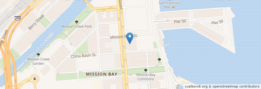 Mapa de ubicacion de SFPD Headquarters en États-Unis D'Amérique, Californie, San Francisco, San Francisco.