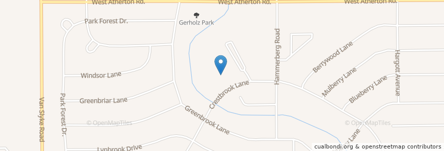 Mapa de ubicacion de Neithercut School en Stati Uniti D'America, Michigan, Genesee County, Flint.