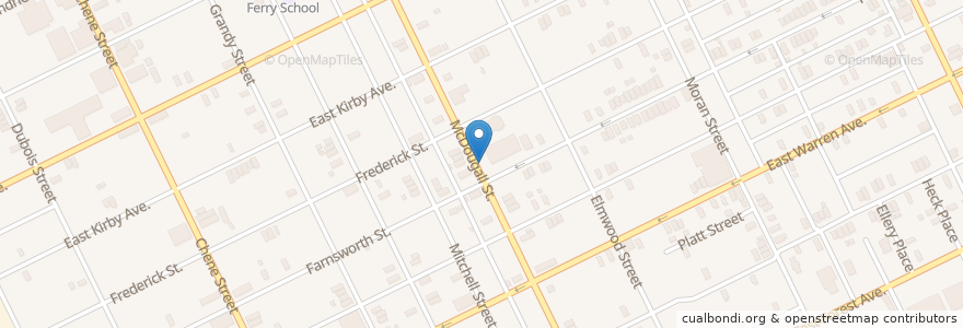 Mapa de ubicacion de Saint Hyacinth School en Amerika Syarikat, Michigan, Wayne County, Detroit.