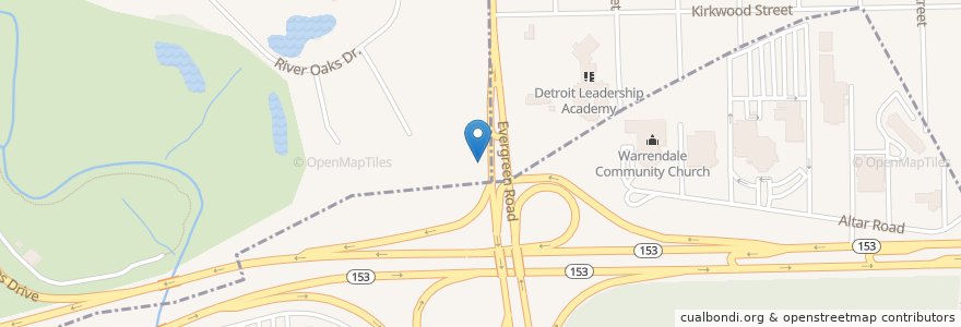 Mapa de ubicacion de Saint Thomas Aquinas Parish Center en Amerika Syarikat, Michigan, Wayne County, Dearborn Heights.
