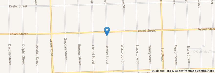 Mapa de ubicacion de Tabernacle of Faith Missionary Baptist Church en Amerika Syarikat, Michigan, Wayne County, Detroit.