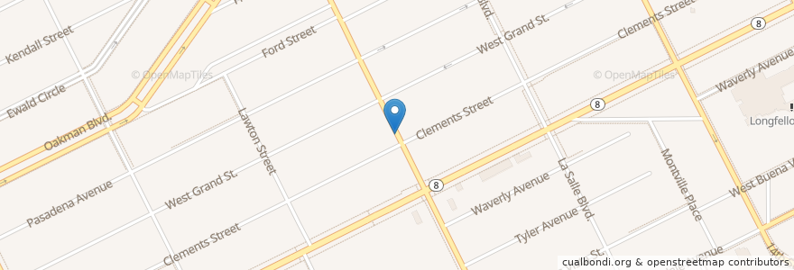 Mapa de ubicacion de Flowery Mountain Baptist Church en ایالات متحده آمریکا, میشیگان, Wayne County, Detroit.