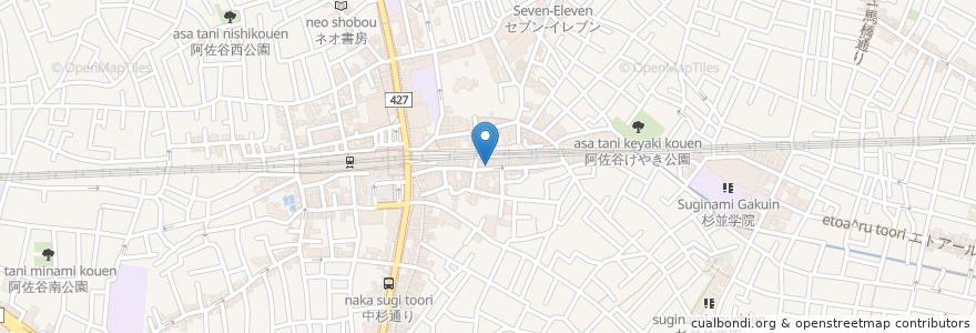 Mapa de ubicacion de 串しん坊 en 日本, 東京都, 杉並区.