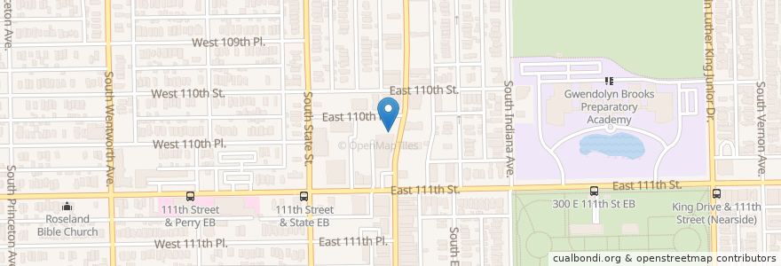 Mapa de ubicacion de Dayspring Christian Center en Amerika Birleşik Devletleri, Illinois, Chicago.
