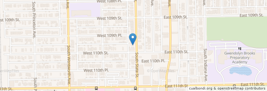 Mapa de ubicacion de Bethel House of Prayer en Estados Unidos Da América, Illinois, Chicago.