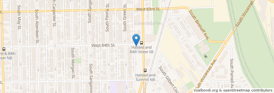 Mapa de ubicacion de New Faith Missionary Baptist Church en Verenigde Staten, Illinois, Chicago.