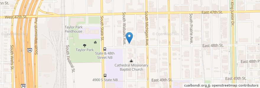 Mapa de ubicacion de Progressive Community Church en Estados Unidos De América, Illinois, Chicago.