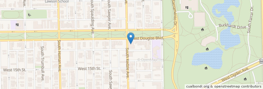 Mapa de ubicacion de Saint Agathas School en Stati Uniti D'America, Illinois, Chicago.