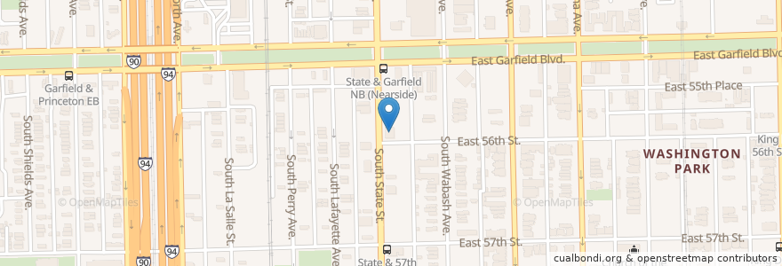 Mapa de ubicacion de Holy Spiritual Temple II en Amerika Birleşik Devletleri, Illinois, Chicago.