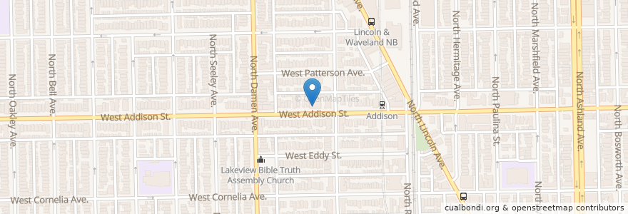 Mapa de ubicacion de Tiddley Wink Pre-School en Estados Unidos Da América, Illinois, Chicago.
