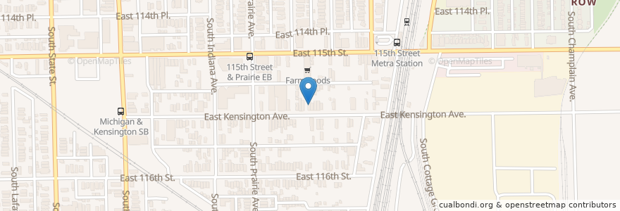 Mapa de ubicacion de Saint Peters Spiritual Church of Faith en Verenigde Staten, Illinois, Chicago.