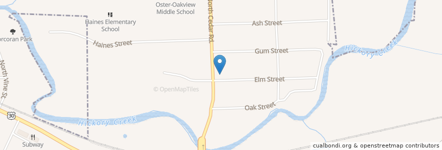 Mapa de ubicacion de Trinity Lutheran Church en 미국, 일리노이, Will County, New Lenox.