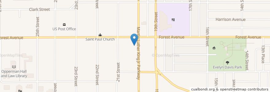 Mapa de ubicacion de Friendship Baptist Center en United States, Iowa, Polk County, Des Moines.