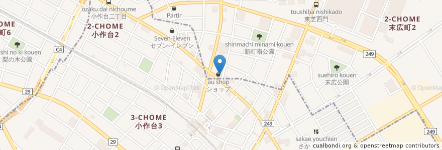 Mapa de ubicacion de あさひ整形外科クリニック en 日本, 東京都, 青梅市, 羽村市.