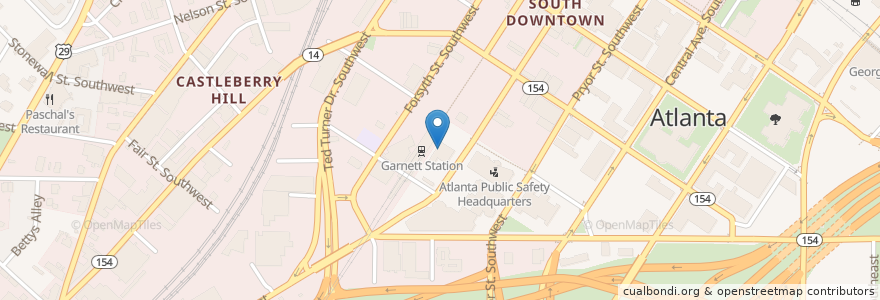 Mapa de ubicacion de Affordable Anger Management Classes en Estados Unidos Da América, Geórgia, Fulton County, Atlanta.