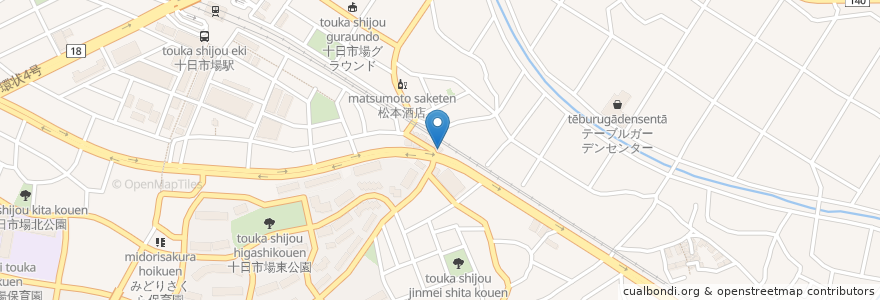 Mapa de ubicacion de たかつ歯科医院 en Japon, Préfecture De Kanagawa, 横浜市, 緑区.