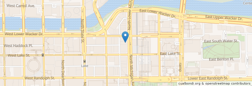 Mapa de ubicacion de NafNaf en 미국, 일리노이, 시카고.