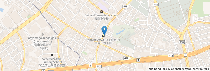 Mapa de ubicacion de Blue Note Tokyo en 일본, 도쿄도, 시부야구.