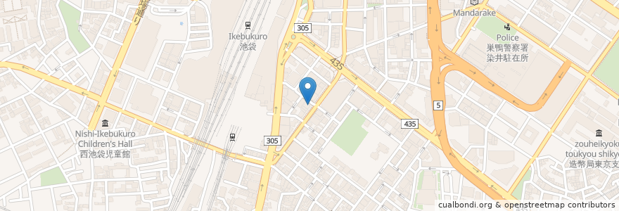 Mapa de ubicacion de サンマルクカフェ en 일본, 도쿄도, 豊島区.