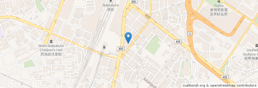 Mapa de ubicacion de 味好屋 en 日本, 東京都, 豊島区.