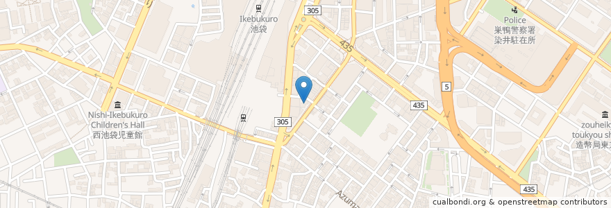 Mapa de ubicacion de 山の手デンタル歯科 en 日本, 东京都/東京都, 豊島区.