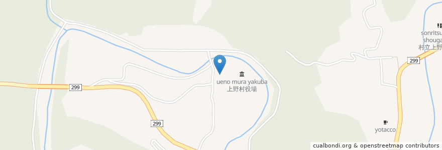 Mapa de ubicacion de 多野郡 en اليابان, غونما, 多野郡, 上野村.