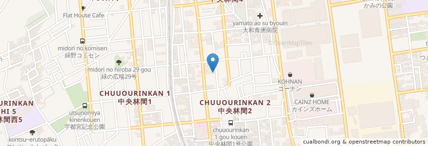 Mapa de ubicacion de 小林歯科医院 en Jepun, 神奈川県, 大和市.