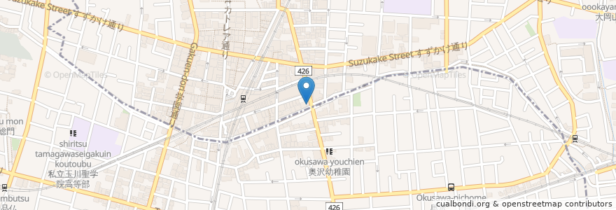 Mapa de ubicacion de 花きゃべつ en 日本, 东京都/東京都, 目黒区.