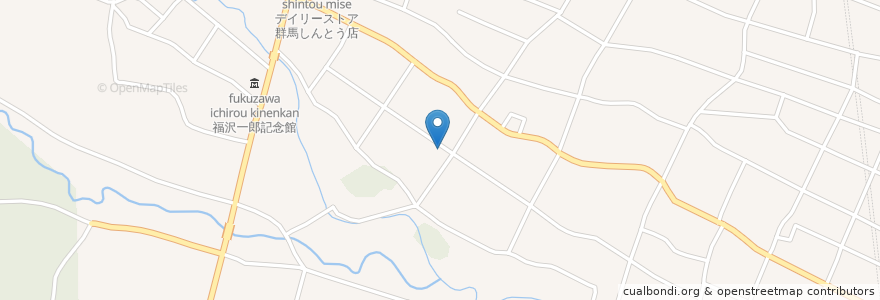 Mapa de ubicacion de 北群馬郡 en Japão, 群馬県, 北群馬郡, 榛東村.