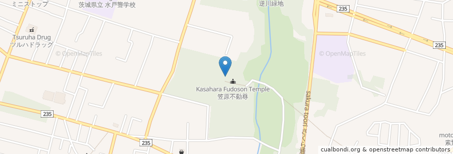 Mapa de ubicacion de 水戸神社 en اليابان, إيباراكي, 水戸市.