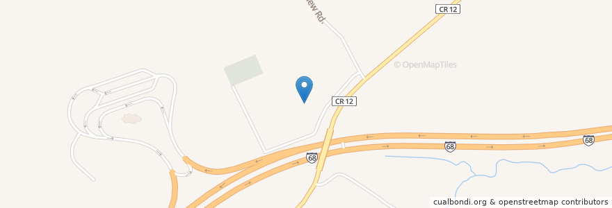 Mapa de ubicacion de Webb Chapel United Methodist Church en アメリカ合衆国, ウェストバージニア州, Preston County.
